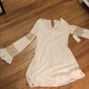 Boho white dress